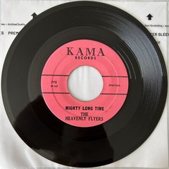 THE HEAVENLY FLYERS – Mighty Long Time – US Kama Black Gospel R&B Shout 45 Vinyl