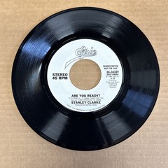45 rpm Vintage 7” Vinyl Single Record Jukebox Stanley Clarke Are You Ready DEMO