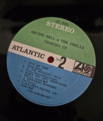 Archie Bell And The Drells Tighten Up ATLANTIC SC8181 1968 Vinyl LP VG