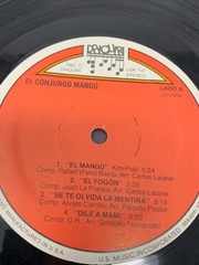 Luis Done El Conjunto Mangu Vinyl Record Album 1982 33 1/3 RPM Daiquirí USK-732