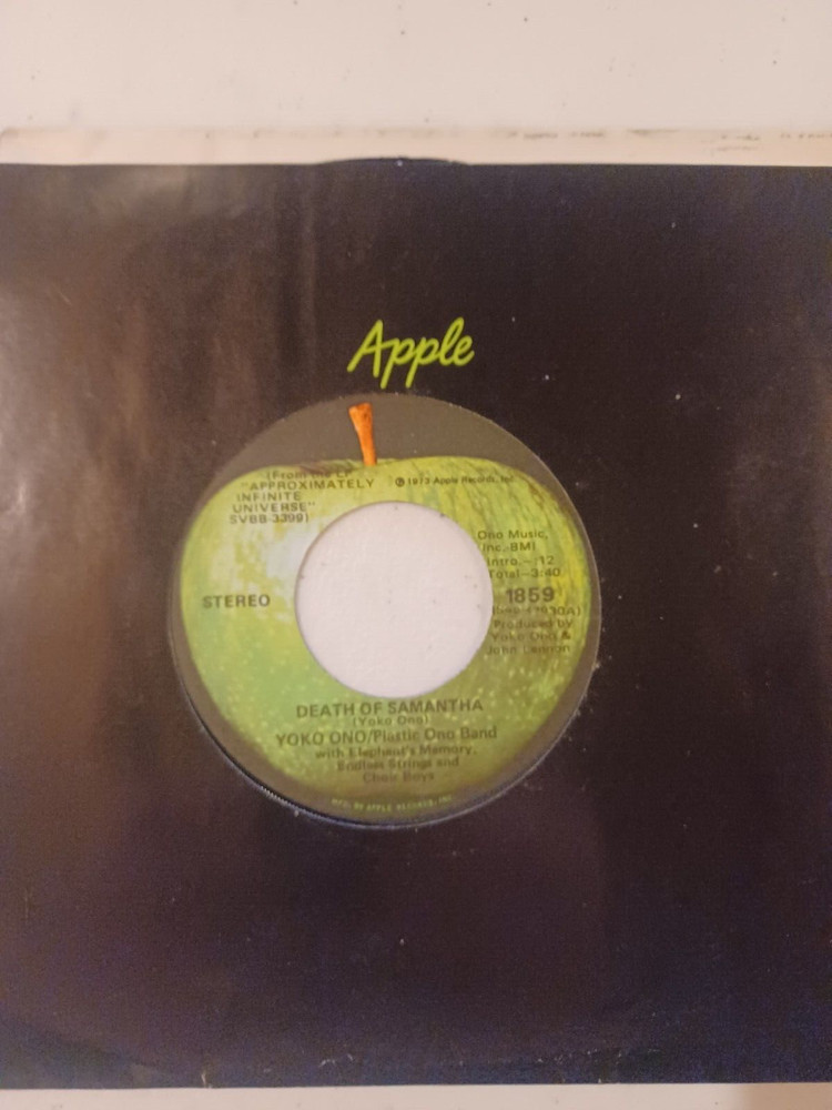 YOKO ONO (john lennon beatles) new 45 “death of samantha”