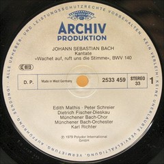 Johann Sebastian Bach, Edith Mathis ∙ Trudeliese Schmidt, Peter Schreier ∙ D
