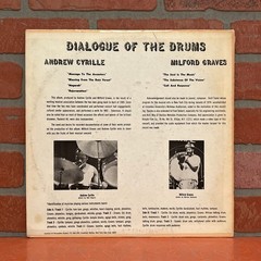 Andrew Cyrille Milford Graves Dialogue Of The Drums Vinyl Record LP 1974 001 VG+