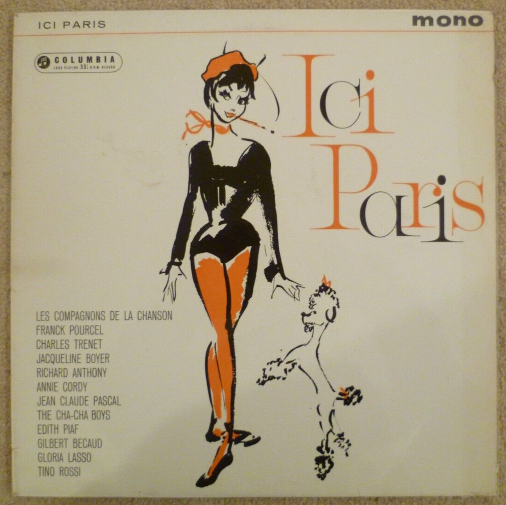 Ici Paris – Various Artists 1961 Mono LP Compilation 33SX 1357 Excellent Con