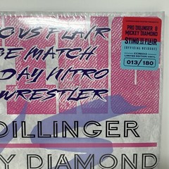 MICKEY DIAMOND Sting VS. Flair LP HALF & HALF Pink Blue /180 IN HAND SEALED
