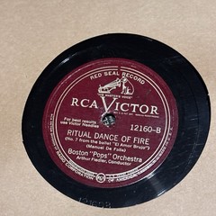Vtg 78 RPM Album w/ Lot Of 9 Columbia RCA Victor Classical Shellac Records