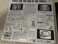 Fallout 3 4 Last Songs for the End Of The World VGM Vault-Tec Splatter Vinyl LP