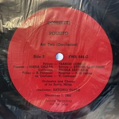 POLIUTO 1960 FWR 644 2 LP GOLDEN AGE OF OPERA PRIVATE RARE#27