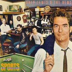 Huey Lewis & The News – Sports RARE OG 1983 1st Pitman Press Lyric INNER (VG+) L
