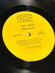 Beck-Ola JEFF BECK with ROD STEWART Original Vinyl 1969 Plays NM Sounds Amazing!
