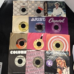 Vinyl 45 RPM Records 70s 80s lot of 42 Total – with Dust Covers PHOTOS