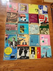 10″ 1950’s Vinyl LP Record Lot 33 1/3 80 Count (Read Discription) Salvage