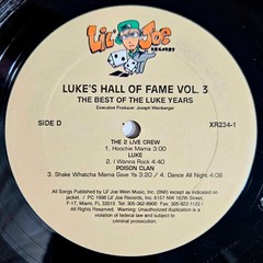 1998 – VARIOUS – LUKE’S HALL OF FAME VOLUME 3 – DOUBLE LP COMPILATION