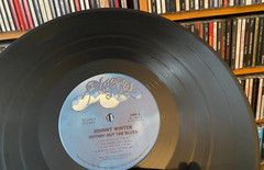 Johnny Winter Nothin’ But The Blues vinyl record LP PZ 34813 Ultrasonic NM!
