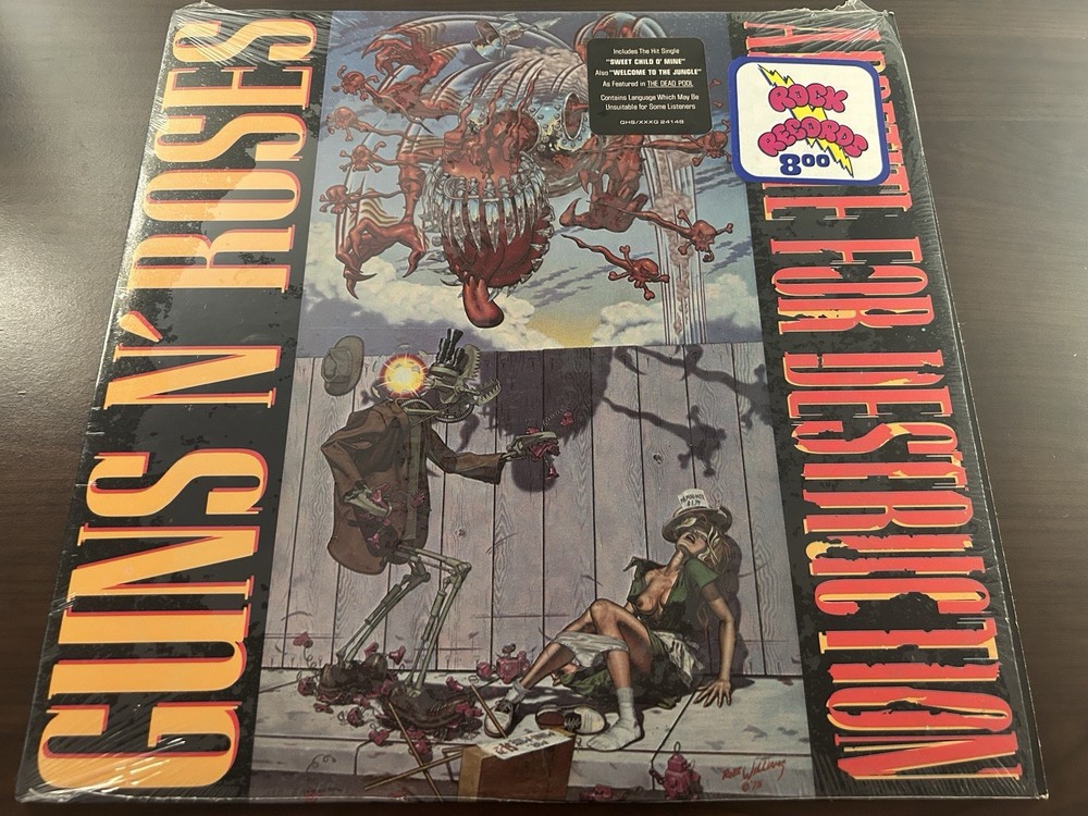 Guns N’ Roses – Appetite For Destruction 1987 Vinyl Original Banned Cover [EX]