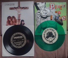 The Dwarves Salt Lake City 7″ Vinyl 45 & Piece by Piece 7″ EP Punk Rock