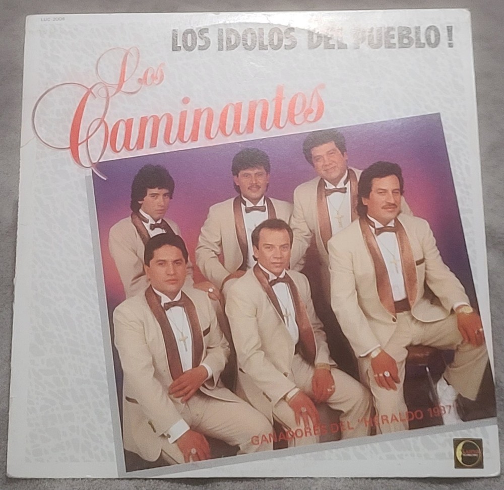 Los Caminantes ‎– Los Idolos Del Pueblo Vinyl LUC-2006 VG++