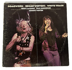 Edgar Winter ~White Trash Roadwork ~Rick Derringer~ Double LP Epic Records VG+~9