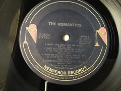 ROMANTICS 1980 SELF-TITLED LP OOP NEMPEROR PRINT VINTAGE VINYL 11TRX