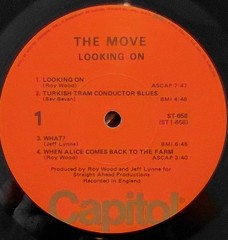 THE MOVE LP LOOKING ON CAPITOL ELECTRIC LIGHT ORCHESTRA JEFF LYNNE ROY WOOD 1970