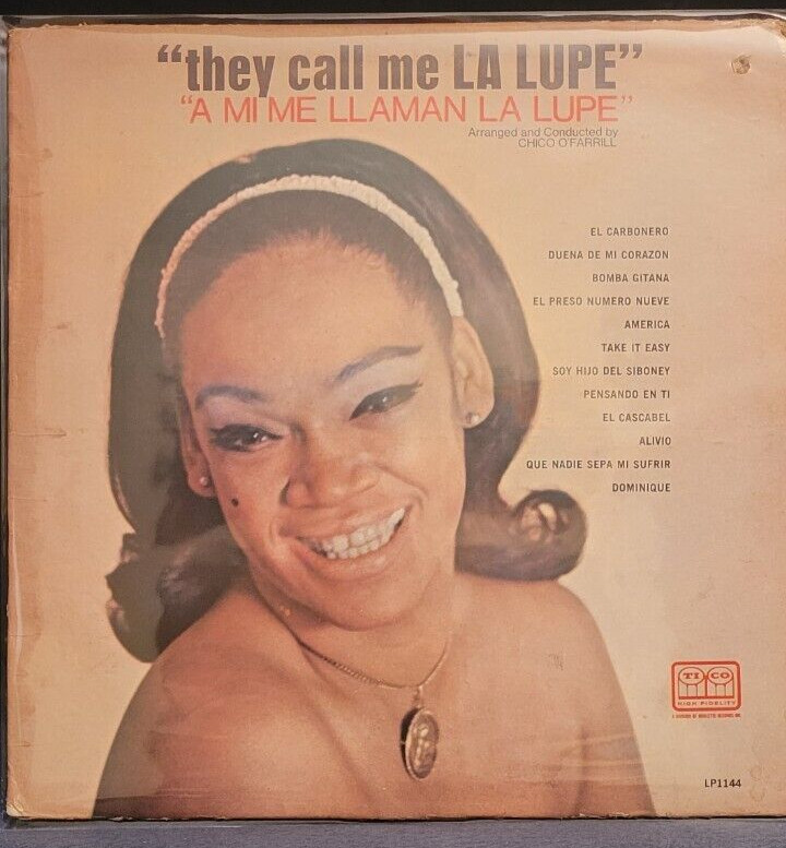 La Lupe – They Call me La Lupe LP Vinyl, Original Tico TRLP-1144 1966, VG+/VG
