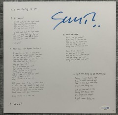 SAN HOLO SIGNED 12×12 BB U OK? – ACOA COA