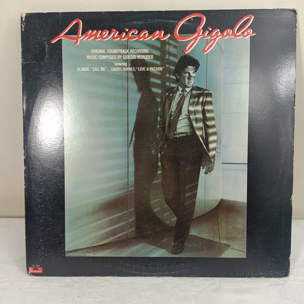 AMERICAN GIGOLO ORIGINAL SOUNDTRACK RECORDING LP Vinyl Record Album