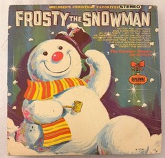 FROSTY THE SNOWMAN – THE CAROLEER SINGERS AND ORCHESTRA – VINYL LP X1714 – VG