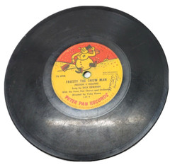 Frosty the Snowman Peter Pan Records Vintage 1950’s 78RPM Dick Edwards L-30A
