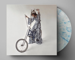 Faye Webster Self-titled White w/ Dark Blue Splatter Vinyl! 1st Press Rare New!!