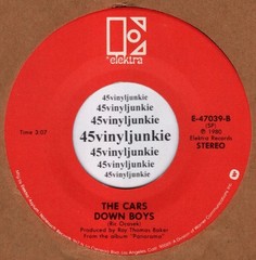 The Cars NM 45 rpm “Touch And Go” on Elektra Records