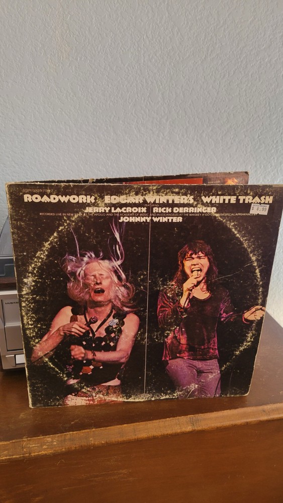 Edgar Winter Roadwork Live Epic KE 3216 12″ Vinyl LP Stereo Blues Rock
