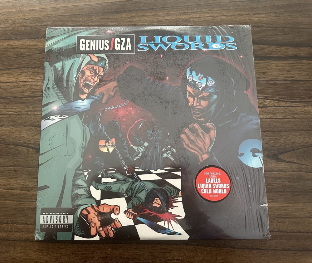 Genius / GZA Liquid Swords 2LP Vinyl Record 1995 First Press Wu-Tang Clan RZA
