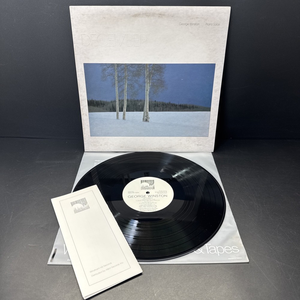 George Winston – December Piano Solos LP Vinyl Record (1982)