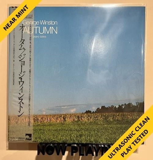 George Winston Autumn 1st Press OBI Insert Whindam Hill WHP28001 NM Ultrasonic