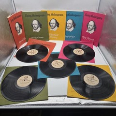 Living Shakespeare 19 Album Set With Script Booklets Vinyl LP’s 1961-63 Vintage