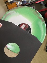 Mortal Wound – The Anus Of The World; Green & Red Merge Vinyl 12”