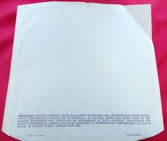 THE BEATLES – Original Rare APPLE inner sleeve For The Beatles Let It Be LPs