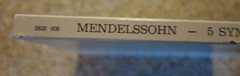 MENDELSSOHN 5 Symphonies KARAJAN Berlin Orchestra 4 LP Box Set DG 2832 009 EX
