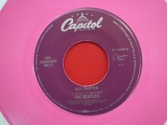 The Beatles DAY TRIPPER NM/NM HOT PINK VINYL JUKE BOX ONLY 45 FAB 4