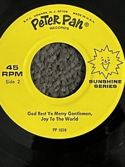 Frosty The Snowman Peter Pan Records Sunshine Series 45rpm EP 3 Songs 60s Vtg