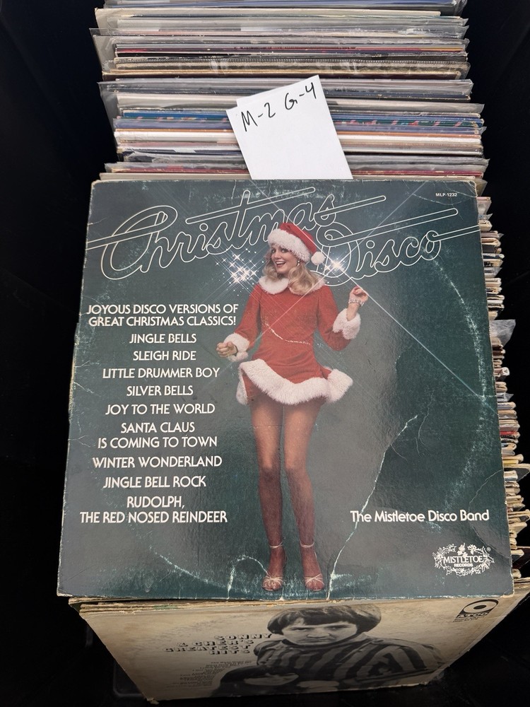 The Mistletoe Disco Band Christmas Disco LP Holiday HDY-1910 stereo
