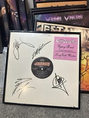 Cinderella Autographed Lp Vinyl Promotional Copy Of Gypsy Road Signed By Band