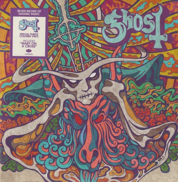 GHOST- Seven Inches Of Satanic Panic 45 New SEALED colored vinyl 7″