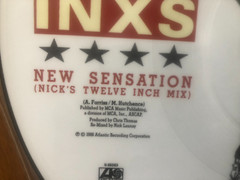 Vintage 1988 INXS NEW SENSATION Limited Edition 12″ Picture Disc + LIVE BABY CD!