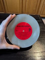 Bad Religion Punk Rock Song 7” EP Vinyl Record Used Grey Marbled Color 1996