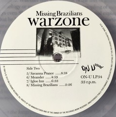Missing Brazilians – Warzone – POST-PUNK/INDUSTRIAL