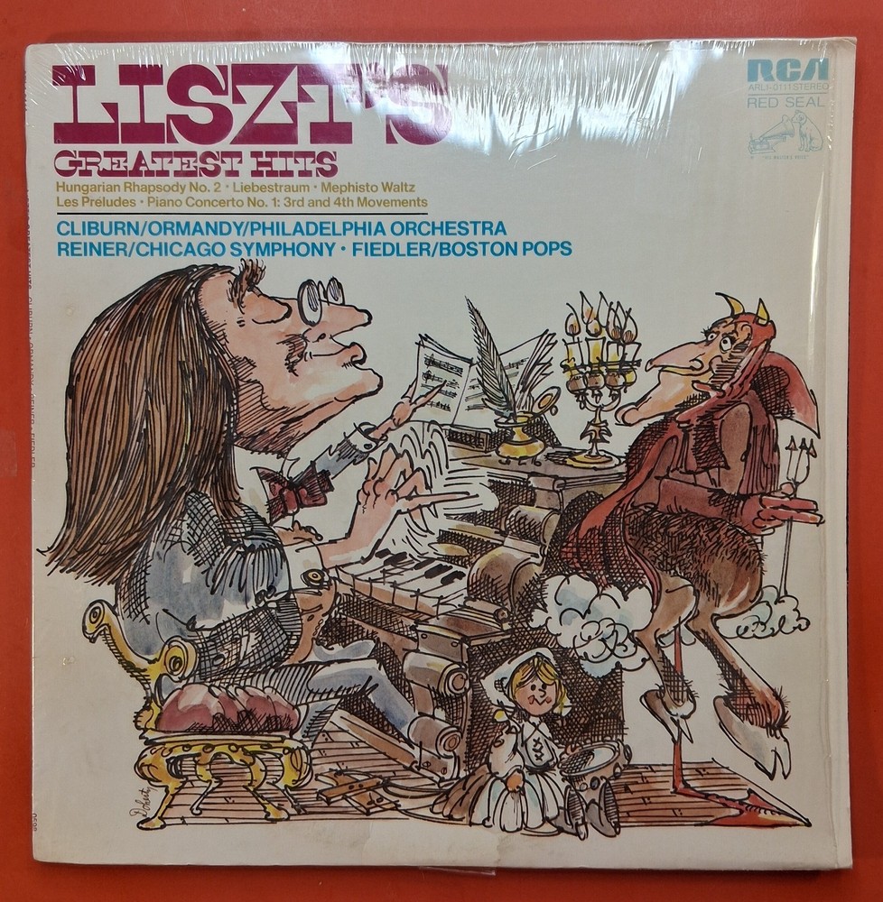 Liszt (LP) “Liszt’s Greatest Hits” (1973) RCA Red Seal (ARL1-0111) – (See Notes)