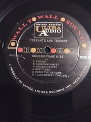 Ferrante & Teicher – Golden Piano Hits (33/12″/1961) united artists WW 7505 Mono