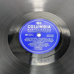 Beethoven Concerto In D Major, Op.61, For Violin And Orchestra, Columbia , By…